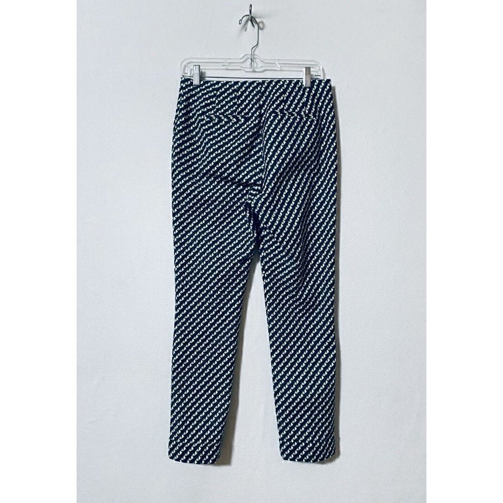 Boden Womens 4 Kensington Trousers Ankle Pants Geometric Print Stretch Pockets - Picture 7 of 12